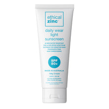 Load image into Gallery viewer, Ethical Zinc SPF50+ Daily Wear Light Sunscreen