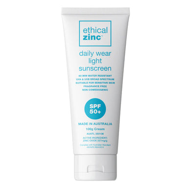 Ethical Zinc SPF50+ Daily Wear Light Sunscreen
