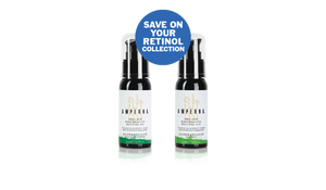 Amperna Retinol Duo Bundle (Vegan friendly,Great for anti-ageing,scars,pigment,discoloration,stretch marks,brightening!)